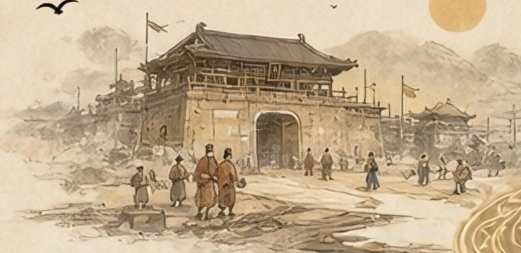 隋代·初建应天门