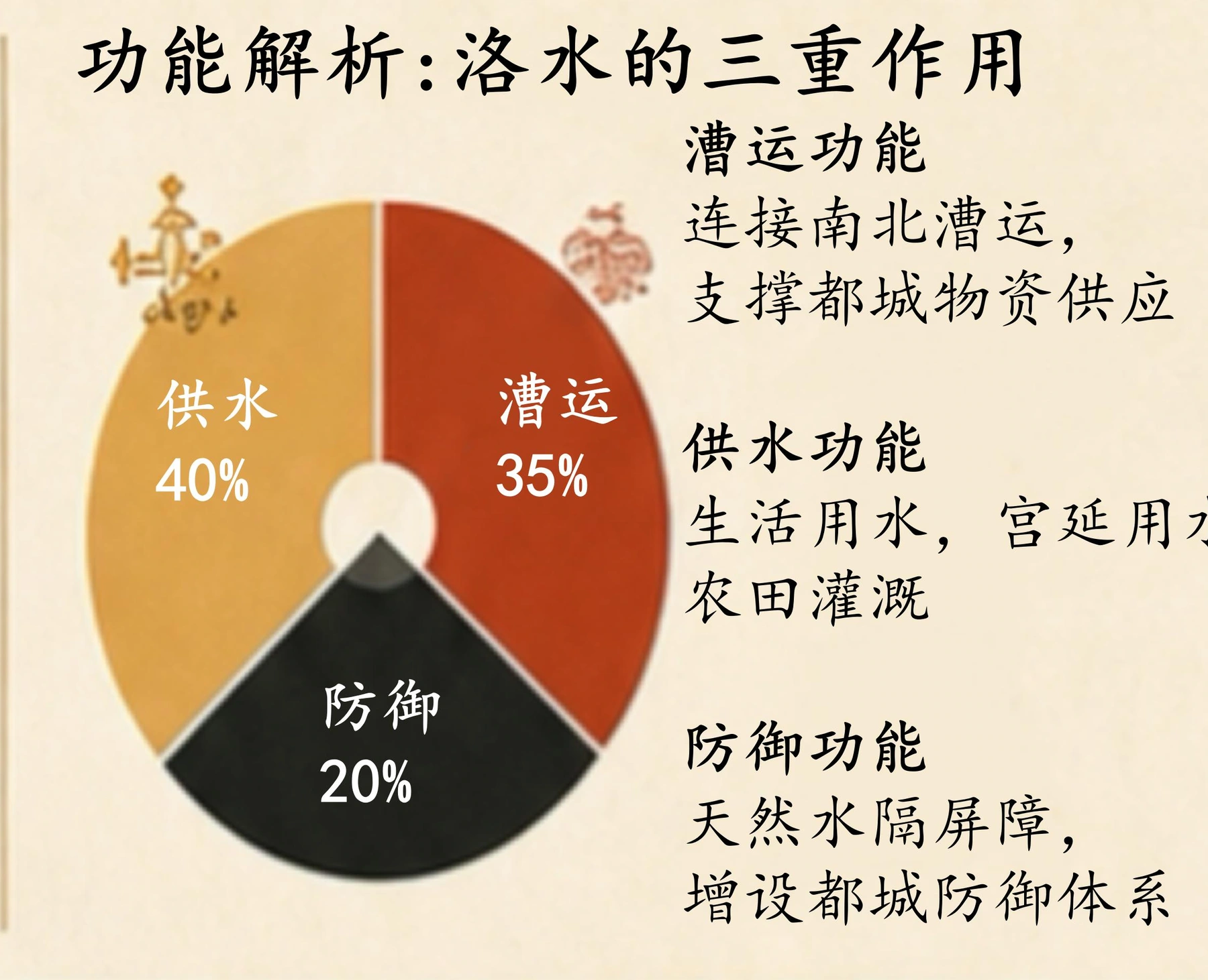 洛水的三重作用
