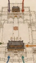 原作中的宫门平面与礼仪空间图解