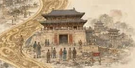 原作中唐风宫阙的小景